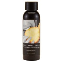 Earthly Body Edible Massage Oil-Pineapple 2oz